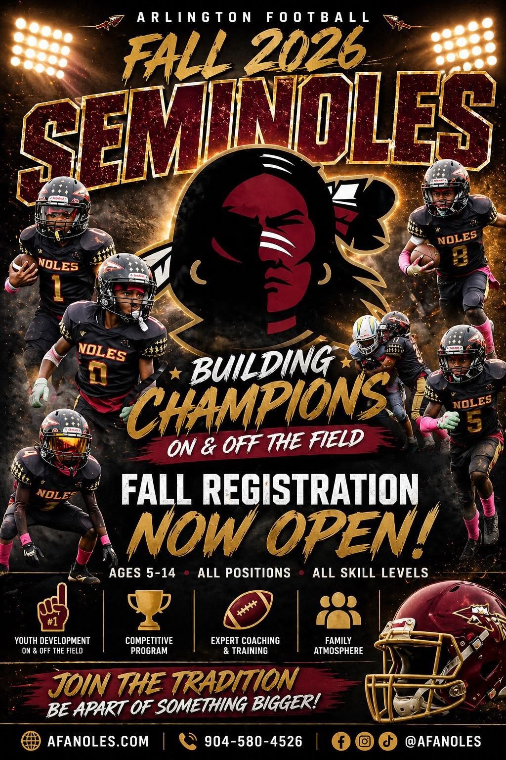 AFA Noles youth football team